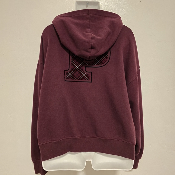 PINK Victoria's Secret - Maroon Hoodie - Picture 5 of 12